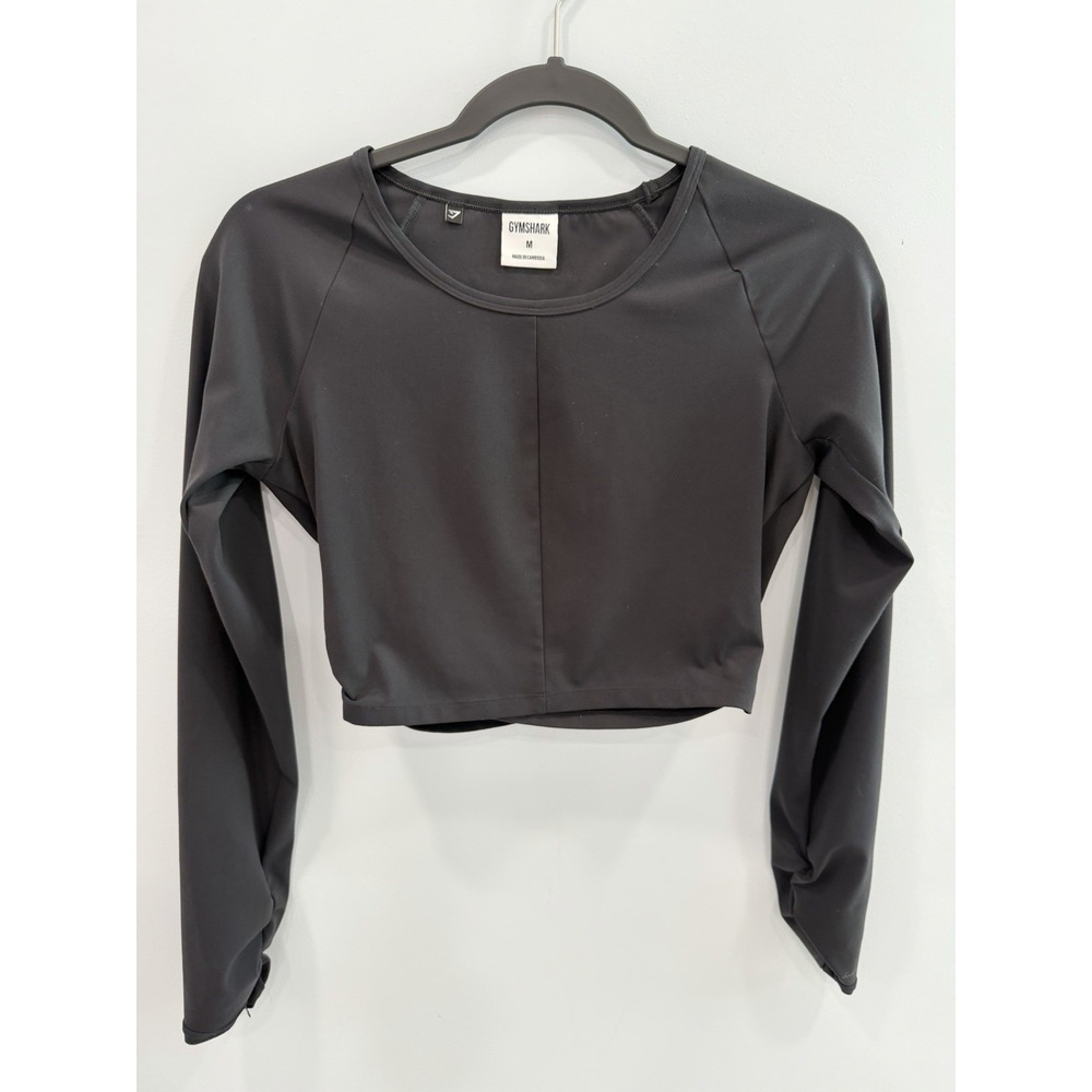 Gymshark X Whitney Simmons Crop Top Medium Open Back Long Sleeve Gym